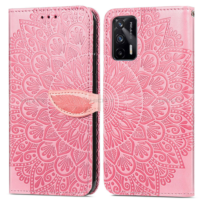 Coque Portefeuille Motif Fantaisie Livre Cuir Etui Clapet S04D pour Realme GT 5G Plus