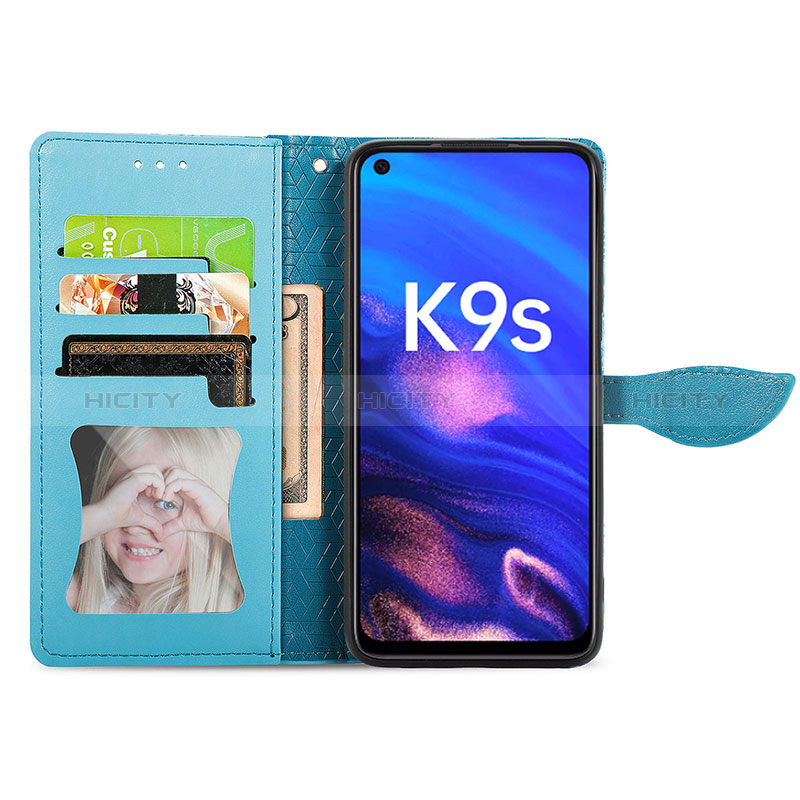 Coque Portefeuille Motif Fantaisie Livre Cuir Etui Clapet S04D pour Realme Q3s 5G Plus