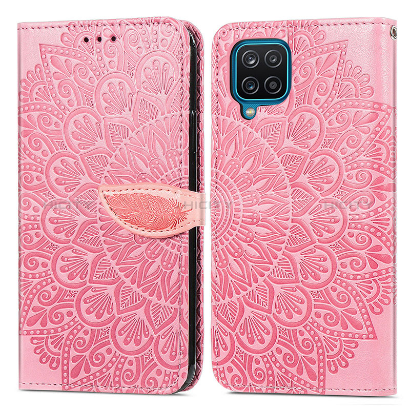 Coque Portefeuille Motif Fantaisie Livre Cuir Etui Clapet S04D pour Samsung Galaxy A12 Nacho Plus