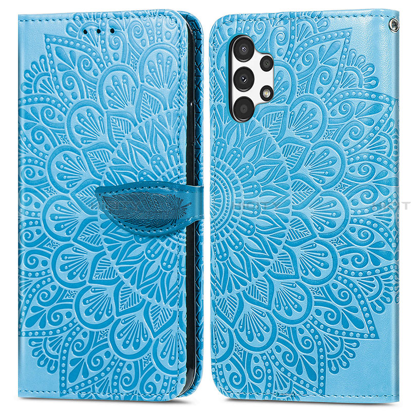 Coque Portefeuille Motif Fantaisie Livre Cuir Etui Clapet S04D pour Samsung Galaxy A13 4G Plus