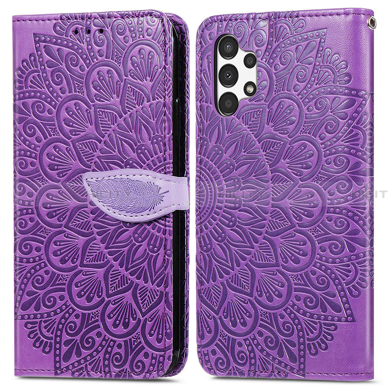 Coque Portefeuille Motif Fantaisie Livre Cuir Etui Clapet S04D pour Samsung Galaxy A13 4G Plus