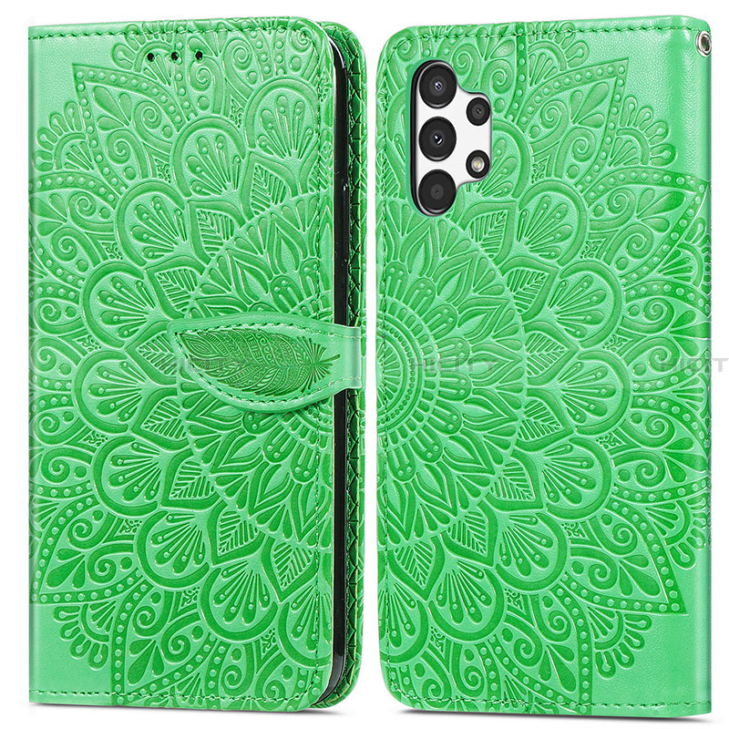 Coque Portefeuille Motif Fantaisie Livre Cuir Etui Clapet S04D pour Samsung Galaxy A13 4G Plus