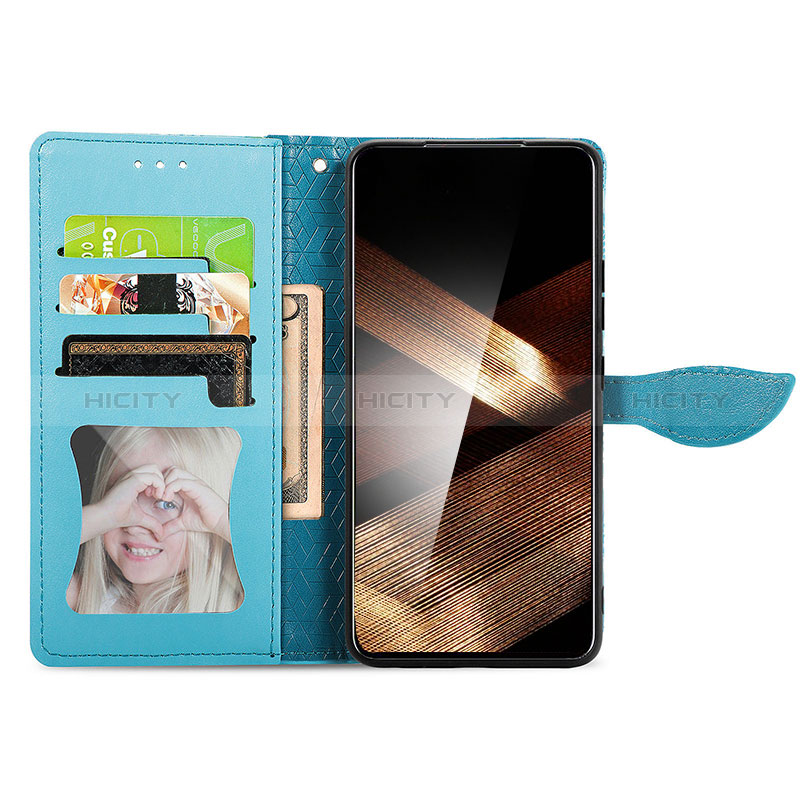 Coque Portefeuille Motif Fantaisie Livre Cuir Etui Clapet S04D pour Samsung Galaxy A55 5G Plus