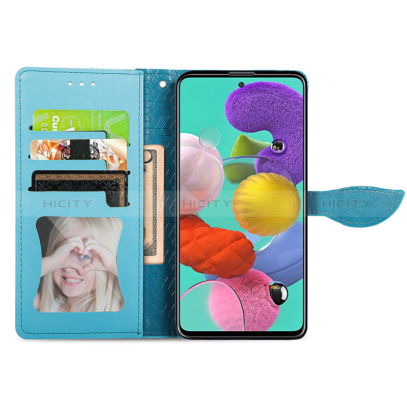 Coque Portefeuille Motif Fantaisie Livre Cuir Etui Clapet S04D pour Samsung Galaxy A71 5G Plus