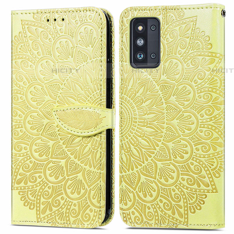 Coque Portefeuille Motif Fantaisie Livre Cuir Etui Clapet S04D pour Samsung Galaxy F52 5G Plus