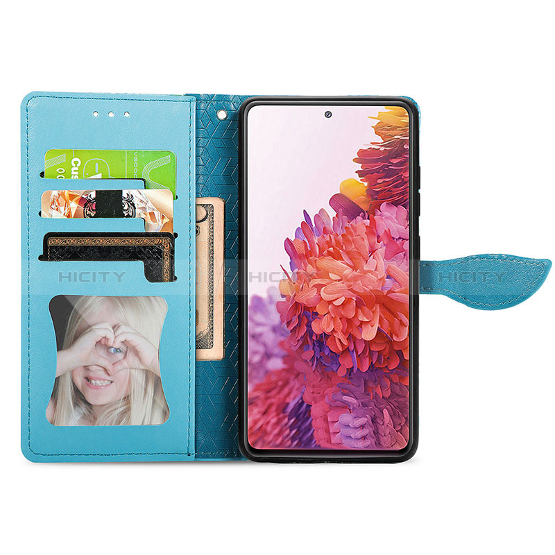 Coque Portefeuille Motif Fantaisie Livre Cuir Etui Clapet S04D pour Samsung Galaxy S20 FE 4G Plus