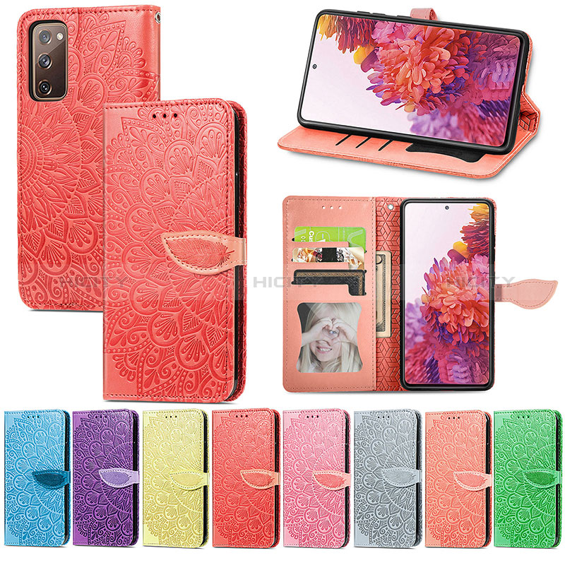 Coque Portefeuille Motif Fantaisie Livre Cuir Etui Clapet S04D pour Samsung Galaxy S20 FE 4G Plus