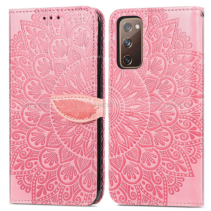 Coque Portefeuille Motif Fantaisie Livre Cuir Etui Clapet S04D pour Samsung Galaxy S20 FE 4G Plus