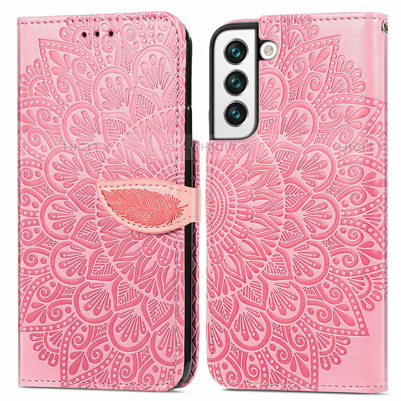 Coque Portefeuille Motif Fantaisie Livre Cuir Etui Clapet S04D pour Samsung Galaxy S22 5G Plus