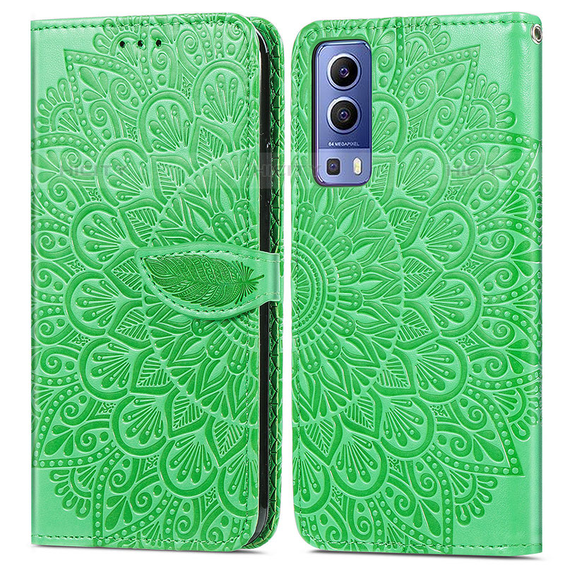 Coque Portefeuille Motif Fantaisie Livre Cuir Etui Clapet S04D pour Vivo iQOO Z3 5G Plus