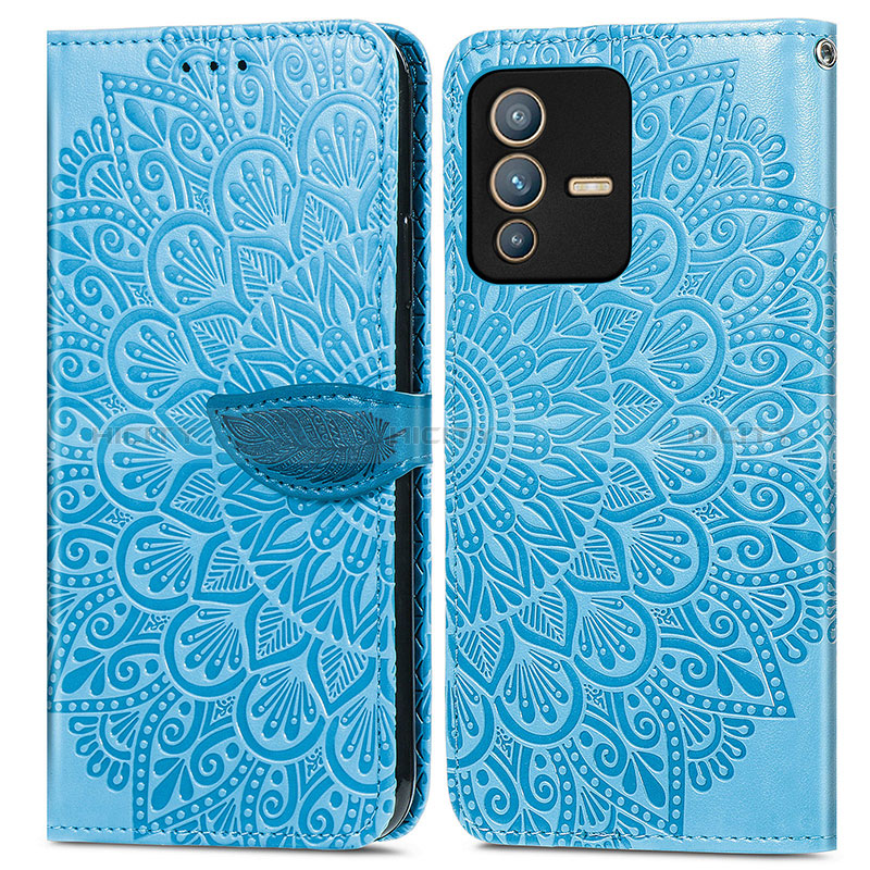 Coque Portefeuille Motif Fantaisie Livre Cuir Etui Clapet S04D pour Vivo V23 Pro 5G Plus