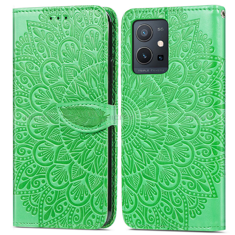 Coque Portefeuille Motif Fantaisie Livre Cuir Etui Clapet S04D pour Vivo Y33e 5G Plus