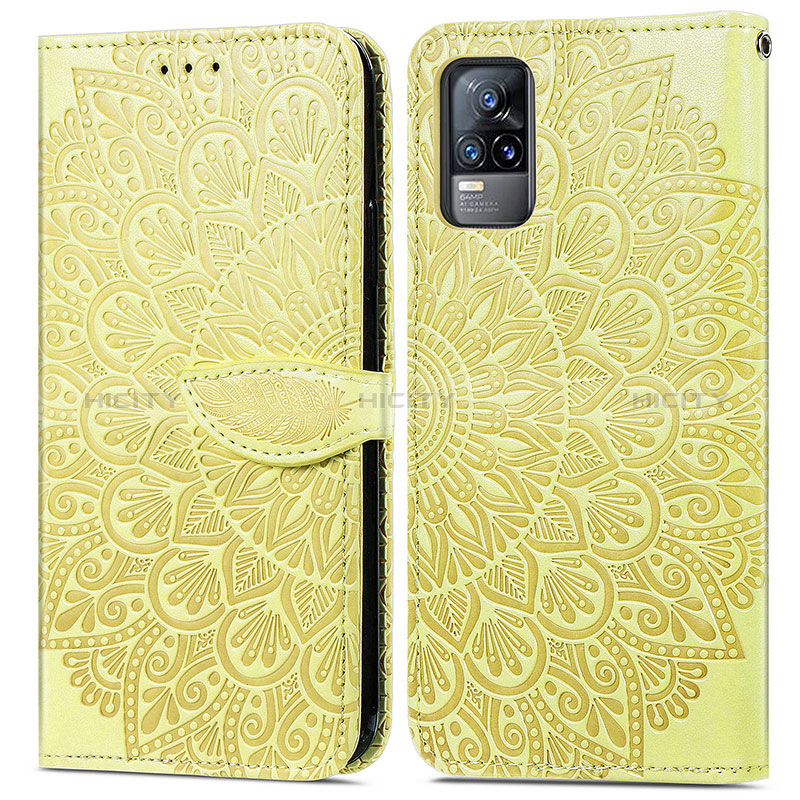 Coque Portefeuille Motif Fantaisie Livre Cuir Etui Clapet S04D pour Vivo Y73 (2021) Plus