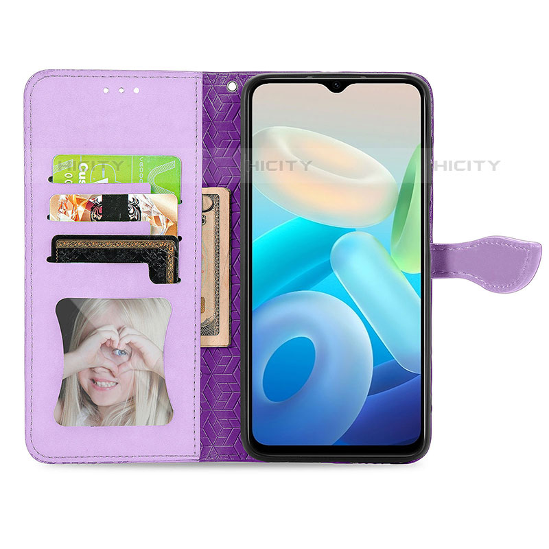 Coque Portefeuille Motif Fantaisie Livre Cuir Etui Clapet S04D pour Vivo Y74s 5G Plus