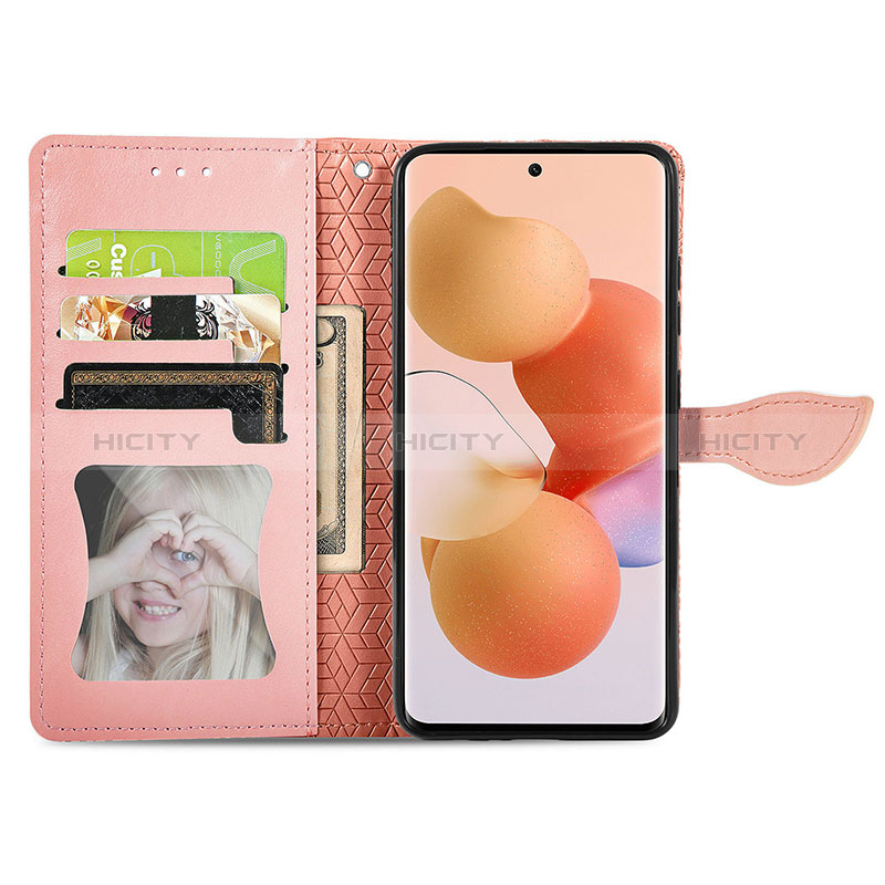 Coque Portefeuille Motif Fantaisie Livre Cuir Etui Clapet S04D pour Xiaomi Civi 1S 5G Plus