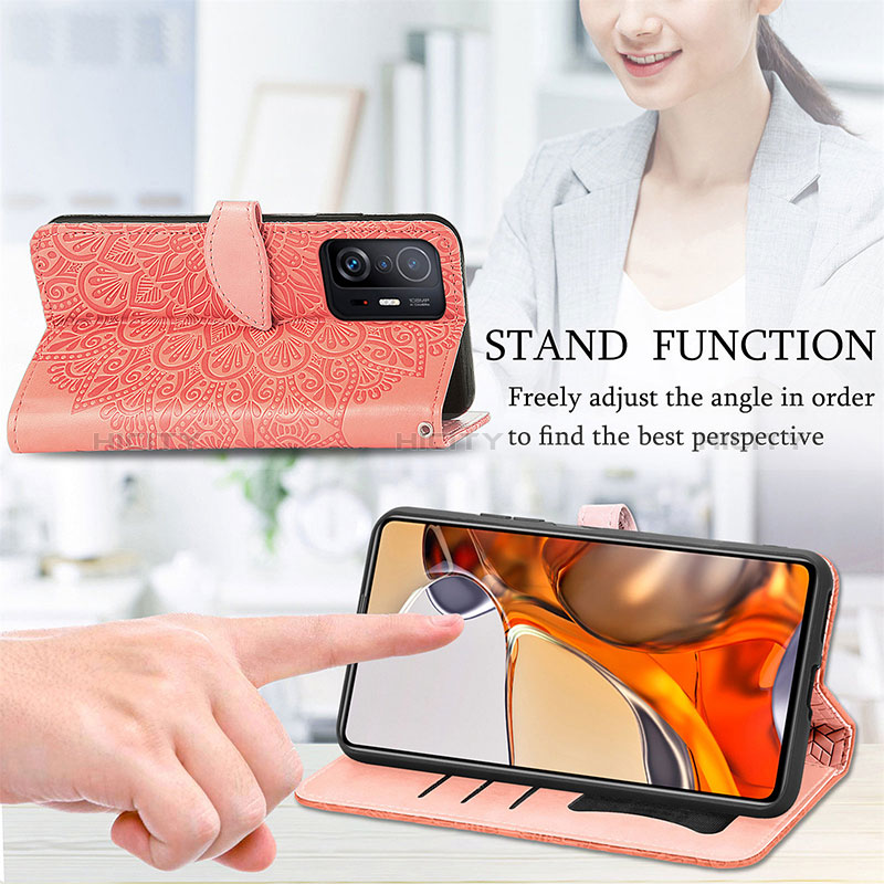 Coque Portefeuille Motif Fantaisie Livre Cuir Etui Clapet S04D pour Xiaomi Mi 11T Pro 5G Plus