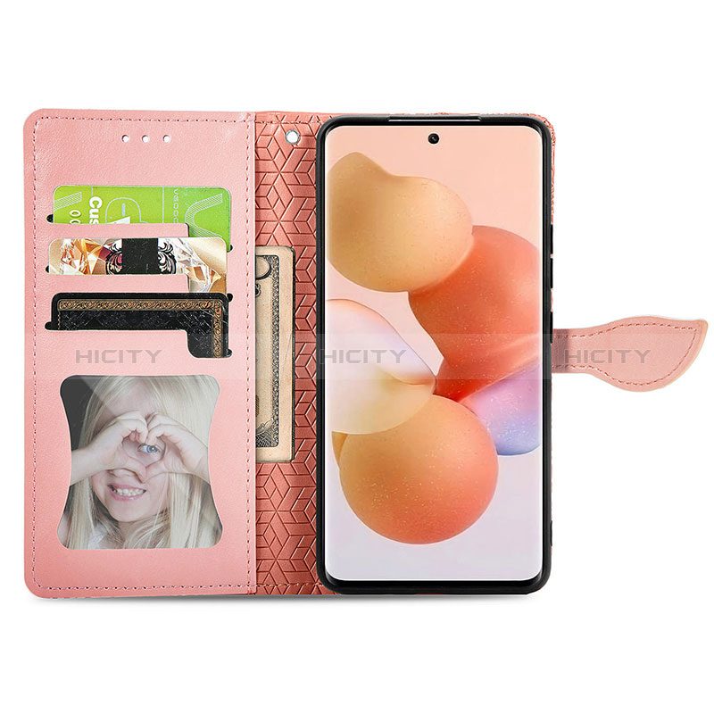 Coque Portefeuille Motif Fantaisie Livre Cuir Etui Clapet S04D pour Xiaomi Mi 12T 5G Plus