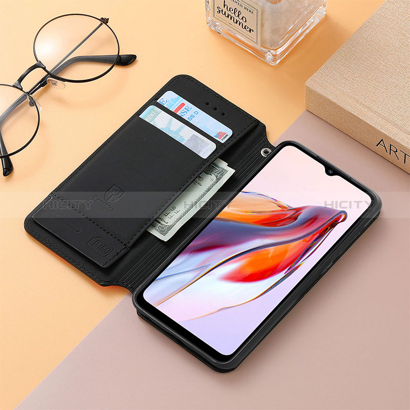 Coque Portefeuille Motif Fantaisie Livre Cuir Etui Clapet S04D pour Xiaomi Poco C55 Plus