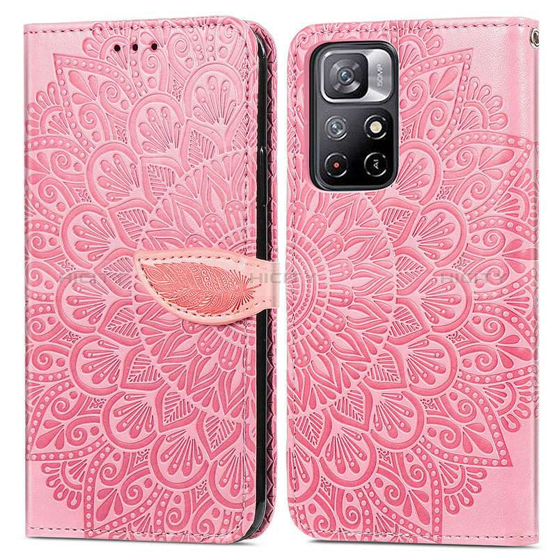 Coque Portefeuille Motif Fantaisie Livre Cuir Etui Clapet S04D pour Xiaomi Poco M4 Pro 5G Plus