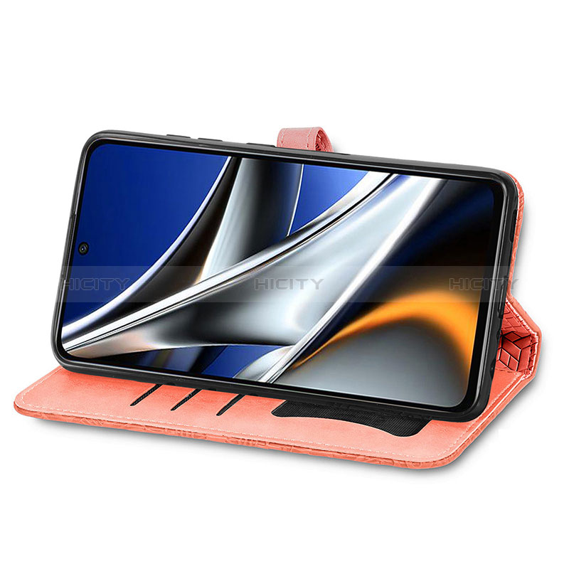 Coque Portefeuille Motif Fantaisie Livre Cuir Etui Clapet S04D pour Xiaomi Poco X4 Pro 5G Plus