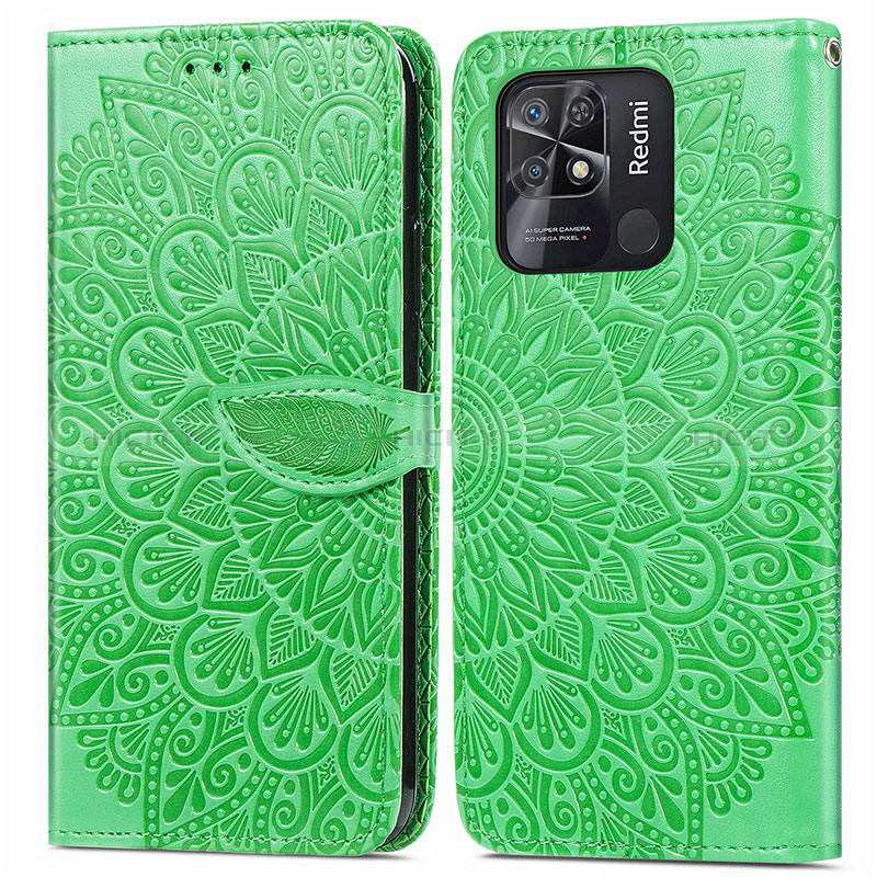 Coque Portefeuille Motif Fantaisie Livre Cuir Etui Clapet S04D pour Xiaomi Redmi 10 India Plus