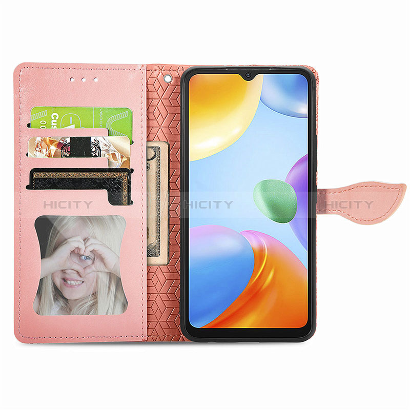 Coque Portefeuille Motif Fantaisie Livre Cuir Etui Clapet S04D pour Xiaomi Redmi 10C 4G Plus