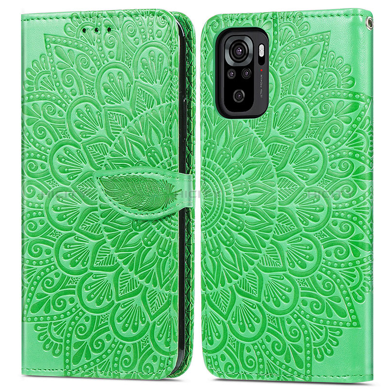 Coque Portefeuille Motif Fantaisie Livre Cuir Etui Clapet S04D pour Xiaomi Redmi Note 10 4G Plus