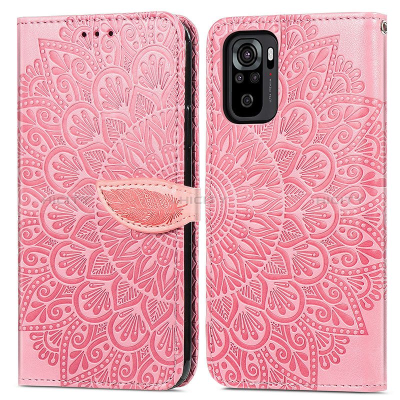 Coque Portefeuille Motif Fantaisie Livre Cuir Etui Clapet S04D pour Xiaomi Redmi Note 10S 4G Plus