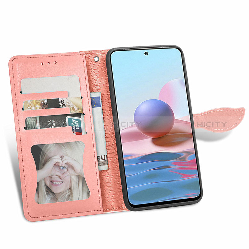 Coque Portefeuille Motif Fantaisie Livre Cuir Etui Clapet S04D pour Xiaomi Redmi Note 10T 5G Plus