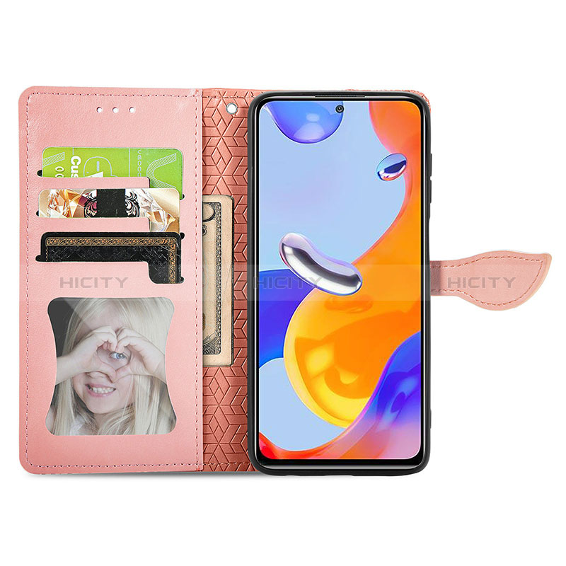 Coque Portefeuille Motif Fantaisie Livre Cuir Etui Clapet S04D pour Xiaomi Redmi Note 11 Pro 4G Plus