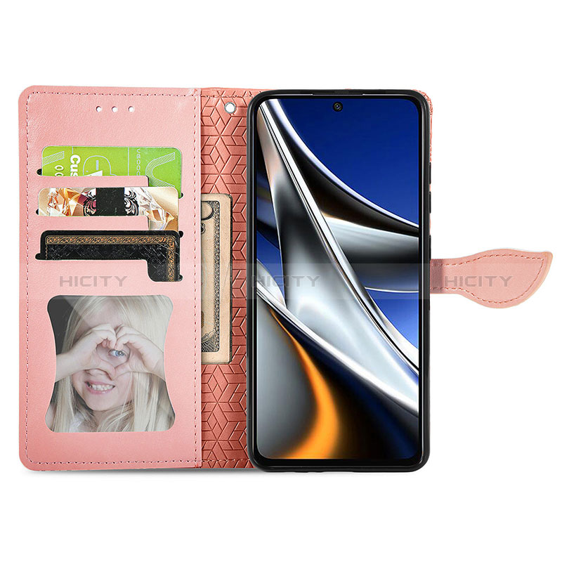 Coque Portefeuille Motif Fantaisie Livre Cuir Etui Clapet S04D pour Xiaomi Redmi Note 11E Pro 5G Plus