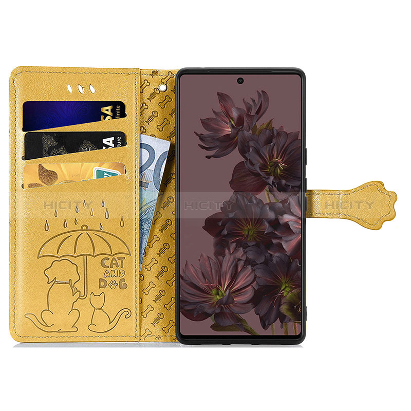 Coque Portefeuille Motif Fantaisie Livre Cuir Etui Clapet S05D pour Google Pixel 7 Pro 5G Plus