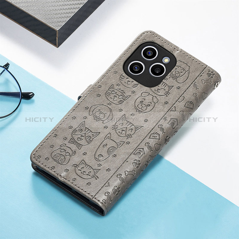 Coque Portefeuille Motif Fantaisie Livre Cuir Etui Clapet S05D pour Huawei Honor 60 SE 5G Plus