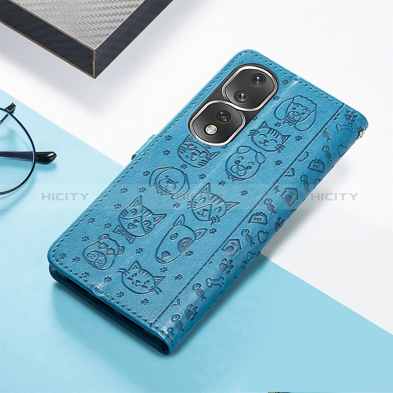 Coque Portefeuille Motif Fantaisie Livre Cuir Etui Clapet S05D pour Huawei Honor 80 Pro 5G Plus