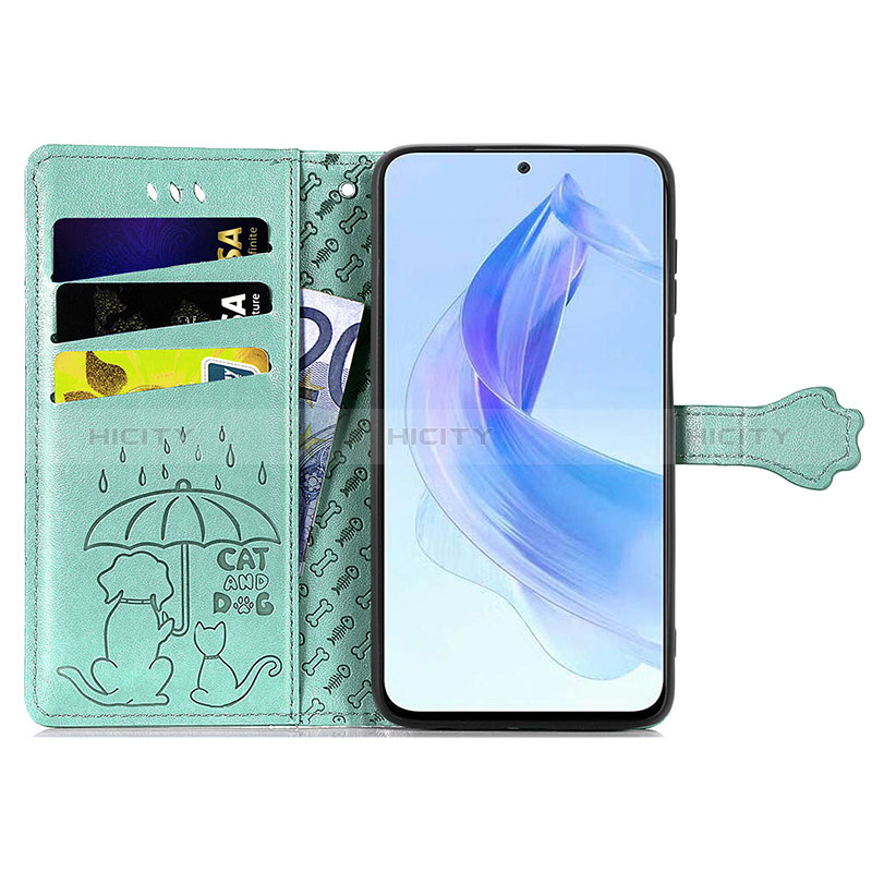 Coque Portefeuille Motif Fantaisie Livre Cuir Etui Clapet S05D pour Huawei Honor 90 Lite 5G Plus