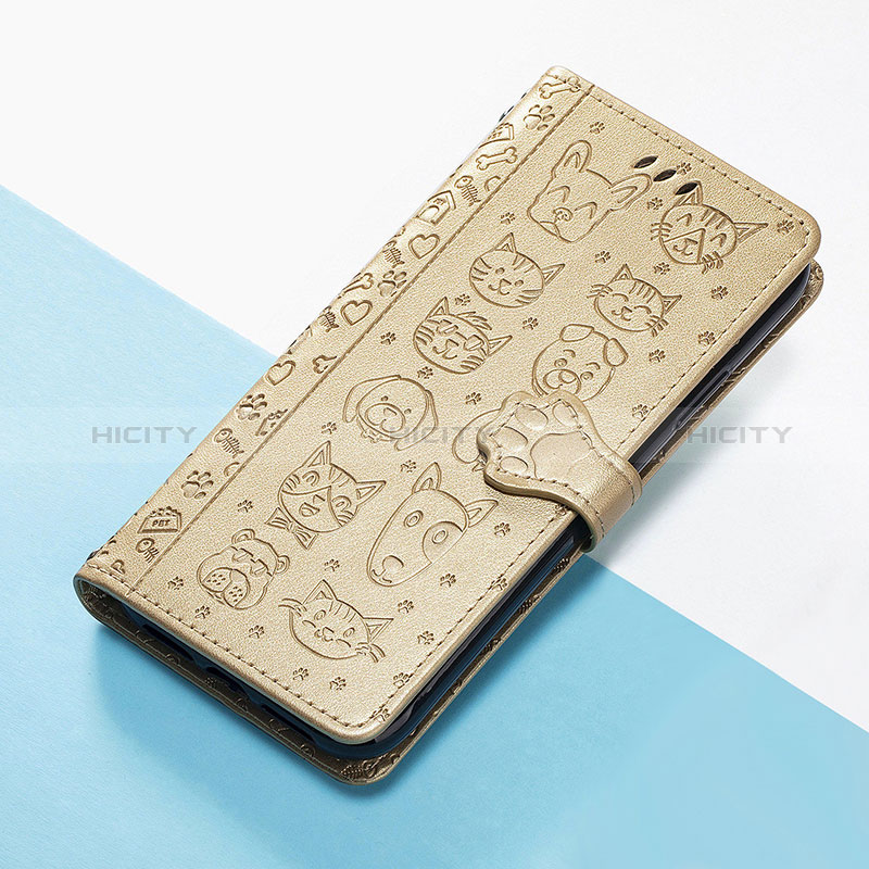 Coque Portefeuille Motif Fantaisie Livre Cuir Etui Clapet S05D pour Huawei Nova 10 Pro Or Plus