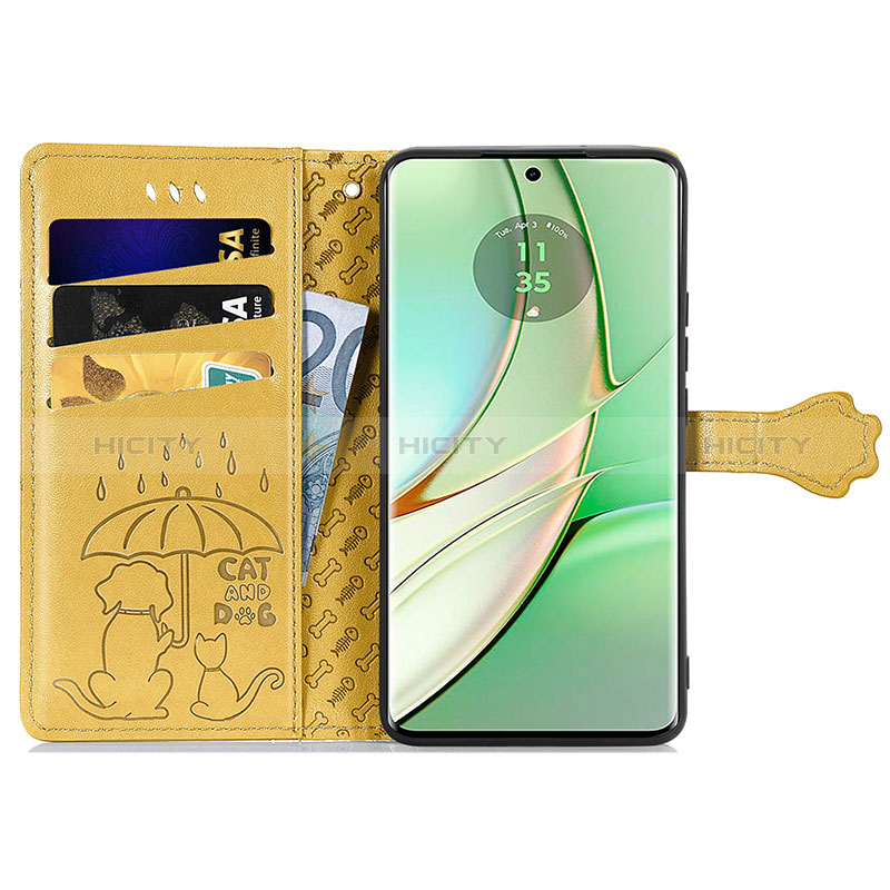 Coque Portefeuille Motif Fantaisie Livre Cuir Etui Clapet S05D pour Motorola Moto Edge (2023) 5G Plus