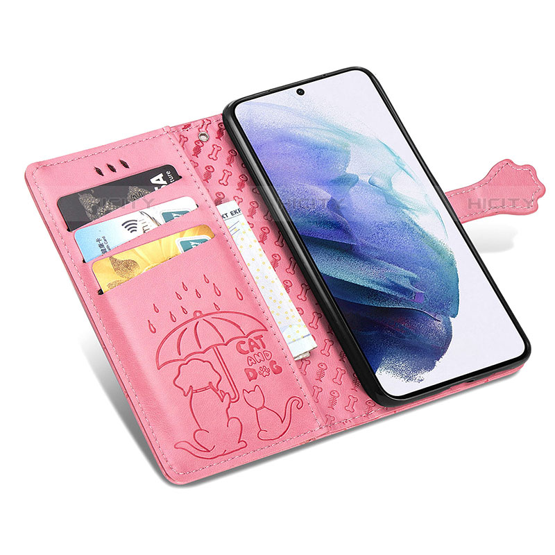 Coque Portefeuille Motif Fantaisie Livre Cuir Etui Clapet S05D pour Samsung Galaxy S21 Plus 5G Plus