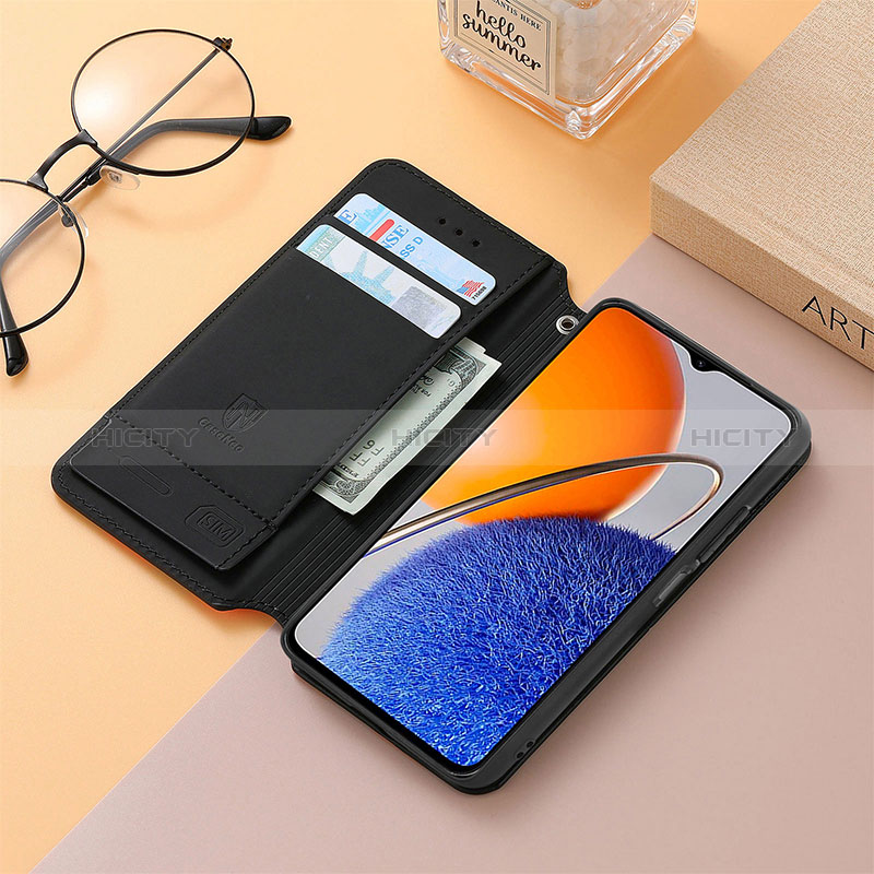 Coque Portefeuille Motif Fantaisie Livre Cuir Etui Clapet S06D pour Huawei Enjoy 50z Plus