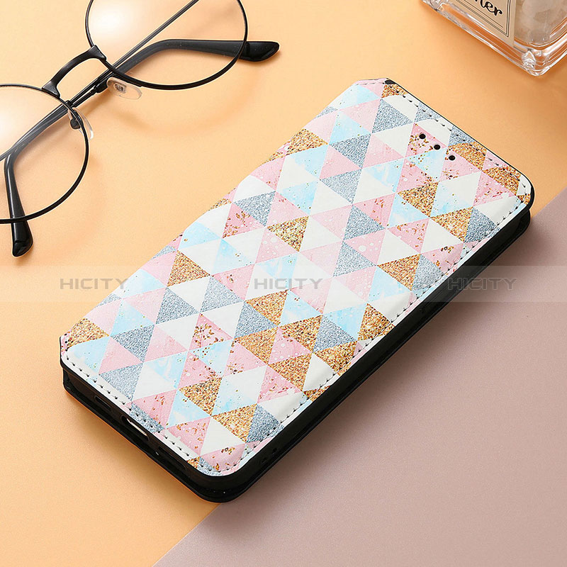 Coque Portefeuille Motif Fantaisie Livre Cuir Etui Clapet S06D pour Huawei Honor 80 SE 5G Blanc Plus