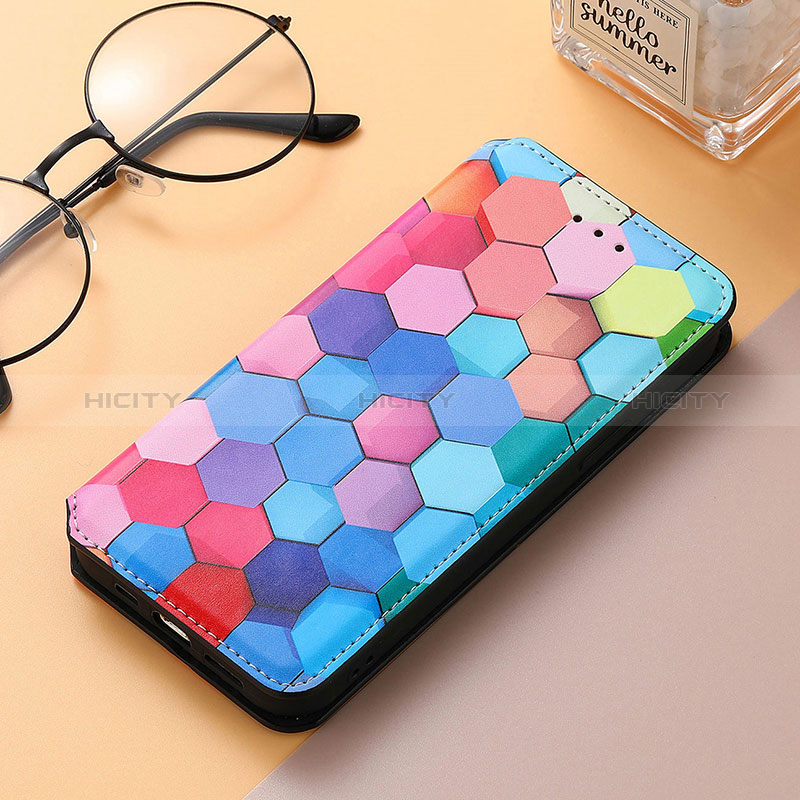 Coque Portefeuille Motif Fantaisie Livre Cuir Etui Clapet S06D pour Huawei Honor Magic5 5G Colorful Plus