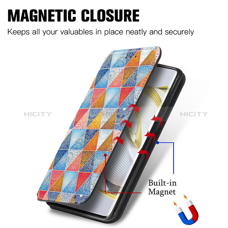 Coque Portefeuille Motif Fantaisie Livre Cuir Etui Clapet S06D pour Huawei Nova 10 Plus