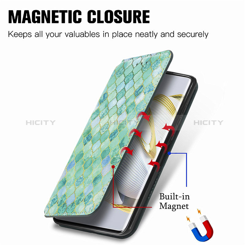 Coque Portefeuille Motif Fantaisie Livre Cuir Etui Clapet S06D pour Huawei Nova 10 Pro Plus