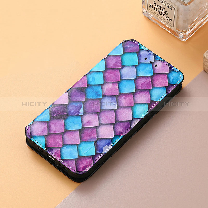 Coque Portefeuille Motif Fantaisie Livre Cuir Etui Clapet S06D pour Huawei Nova 10 Violet Plus