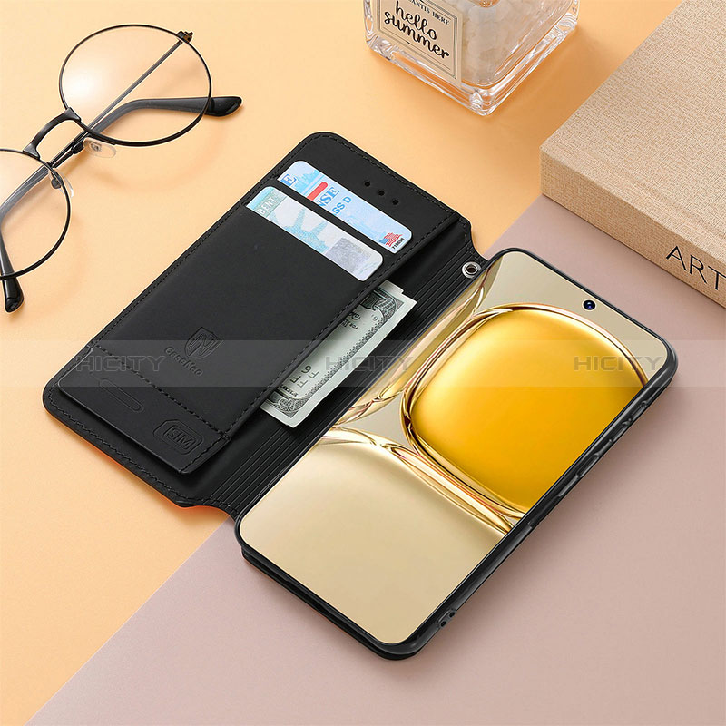 Coque Portefeuille Motif Fantaisie Livre Cuir Etui Clapet S06D pour Huawei P50 Pro Plus