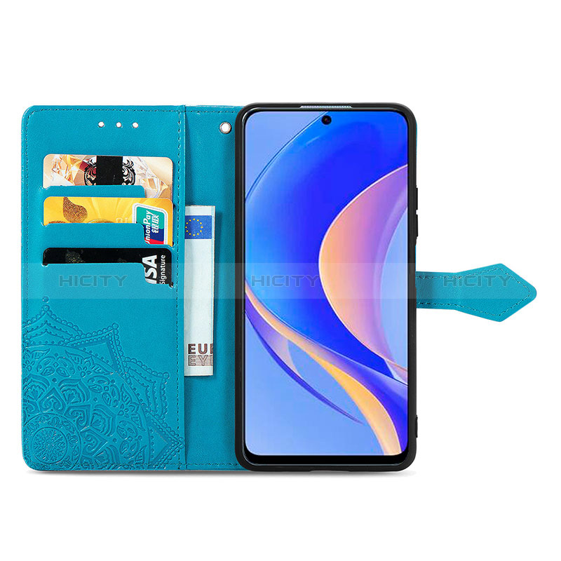 Coque Portefeuille Motif Fantaisie Livre Cuir Etui Clapet S07D pour Huawei Enjoy 50 Pro Plus