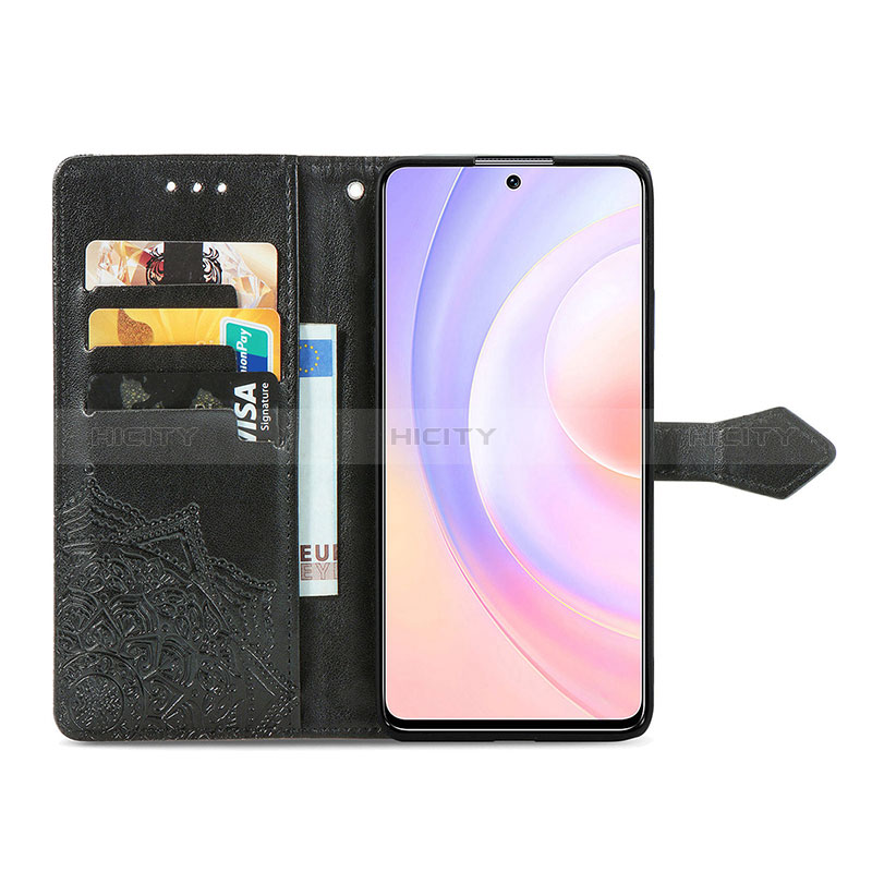 Coque Portefeuille Motif Fantaisie Livre Cuir Etui Clapet S07D pour Huawei Honor 50 SE 5G Plus