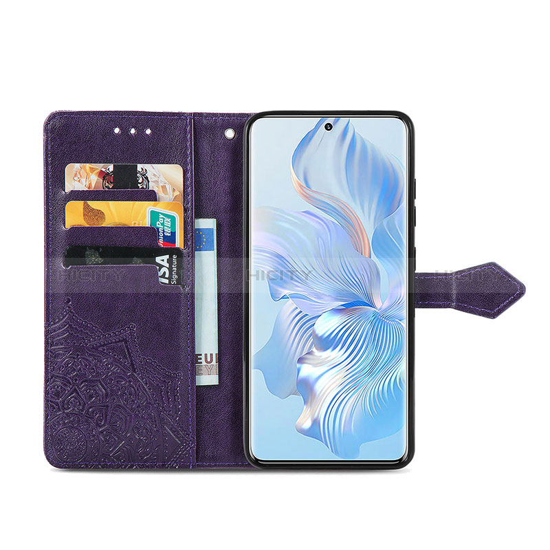 Coque Portefeuille Motif Fantaisie Livre Cuir Etui Clapet S07D pour Huawei Honor 80 5G Plus