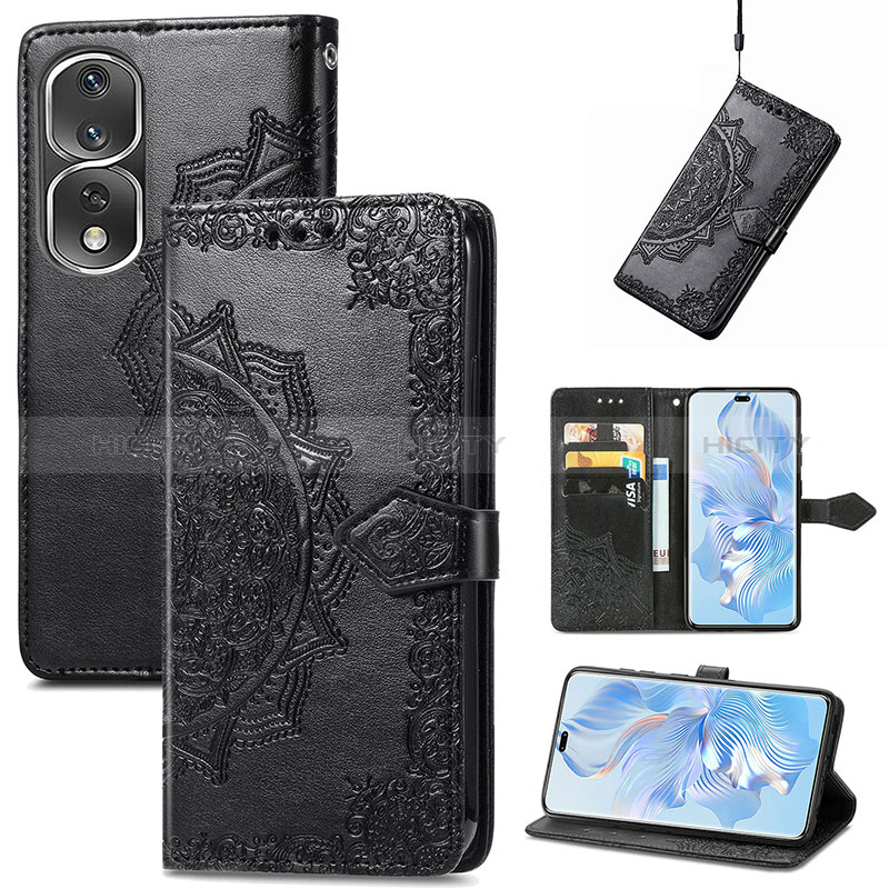 Coque Portefeuille Motif Fantaisie Livre Cuir Etui Clapet S07D pour Huawei Honor 80 Pro Flat 5G Plus