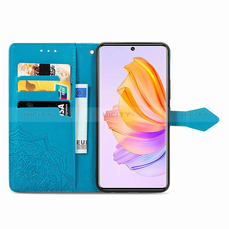 Coque Portefeuille Motif Fantaisie Livre Cuir Etui Clapet S07D pour Huawei Honor 80 SE 5G Plus